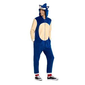 Sonic the Hedgehog One Piece Opposuits Adult medium costume New n64 sega xbox